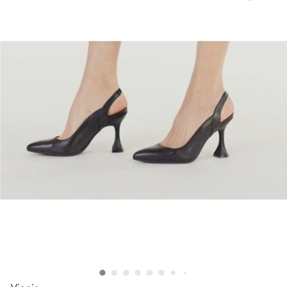 Vionic Black Sling‑Back Pointed Toe Pump - image 1
